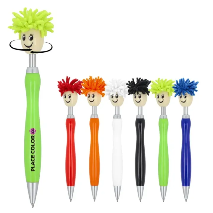 Hairy spinner pen - LT87899 (gadzety reklamowe) Hairy spinner pen - LT87899 (gadzety reklamowe)